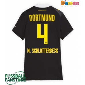 Borussia Dortmund Nico Schlotterbeck #4 Replik Auswärtstrikot Damen 2026-27 Kurzarm